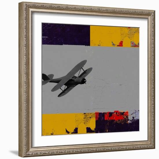 Abstract Solo Flight-Ricki Mountain-Framed Art Print