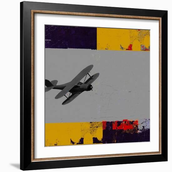 Abstract Solo Flight-Ricki Mountain-Framed Art Print