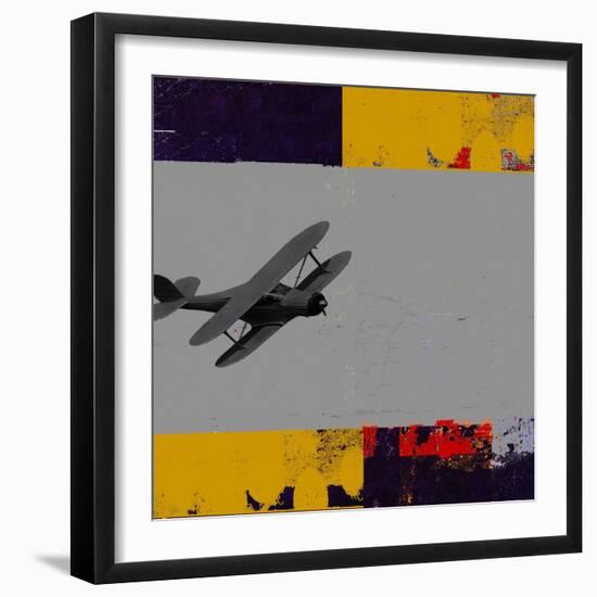 Abstract Solo Flight-Ricki Mountain-Framed Art Print