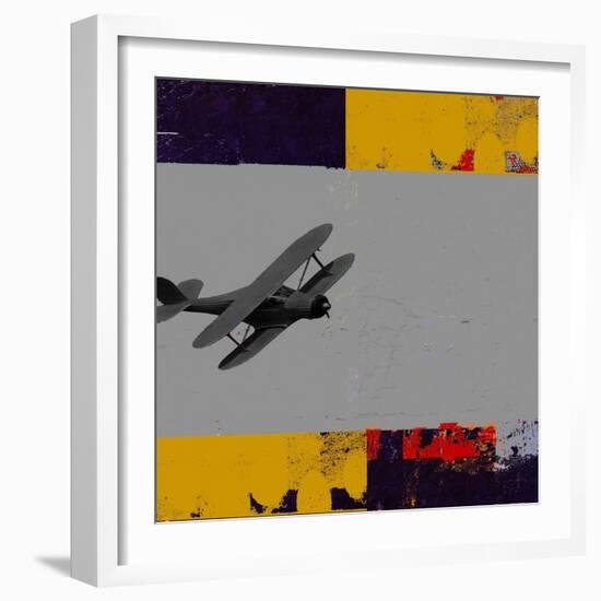 Abstract Solo Flight-Ricki Mountain-Framed Art Print