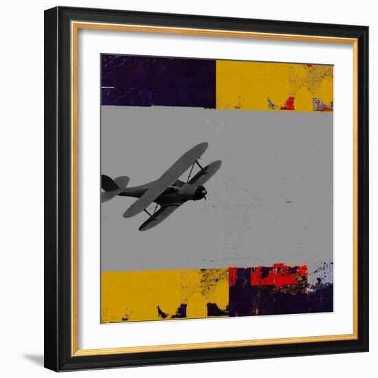 Abstract Solo Flight-Ricki Mountain-Framed Art Print