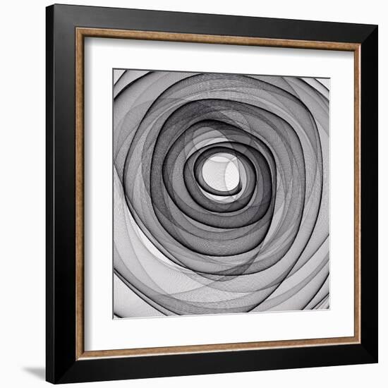 Abstract Spiral-alexkar08-Framed Art Print