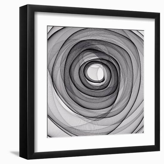 Abstract Spiral-alexkar08-Framed Art Print