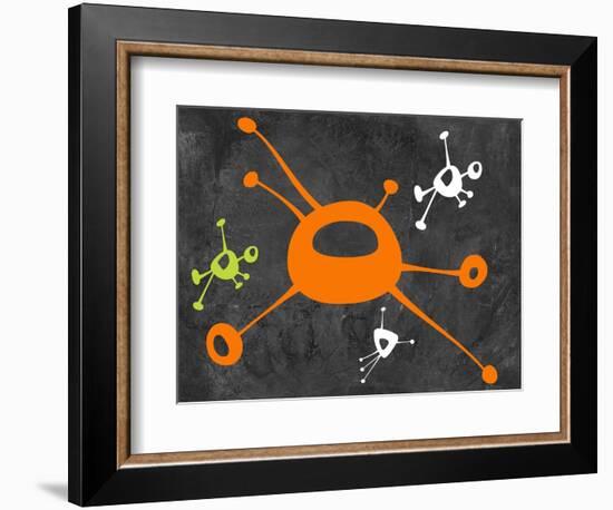 Abstract Splash Theme 13-NaxArt-Framed Art Print