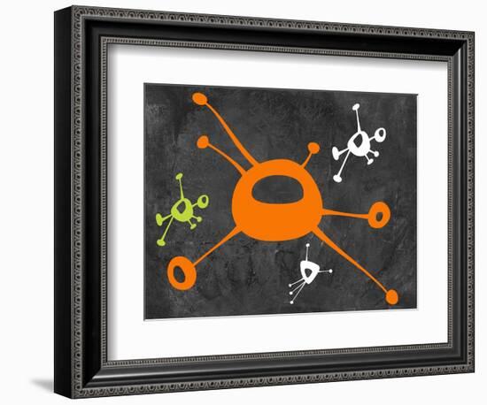 Abstract Splash Theme 13-NaxArt-Framed Art Print