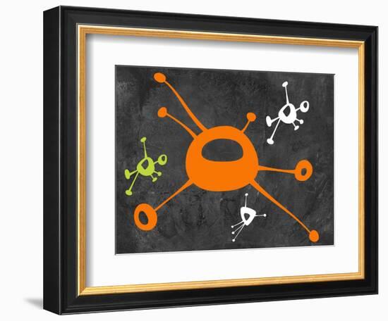 Abstract Splash Theme 13-NaxArt-Framed Art Print