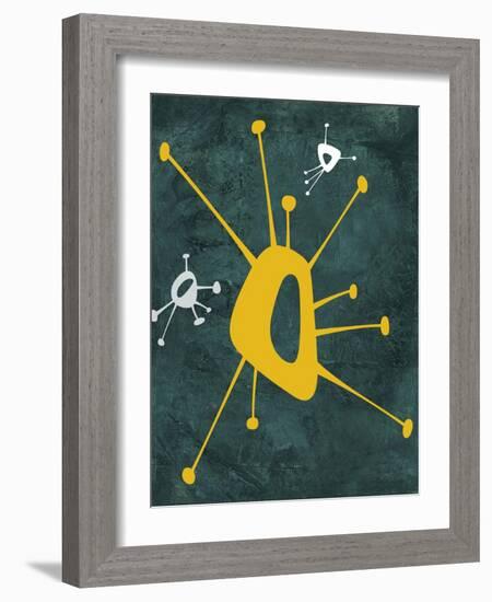 Abstract Splash Theme 16-NaxArt-Framed Art Print