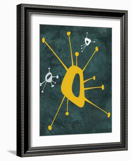 Abstract Splash Theme 16-NaxArt-Framed Art Print