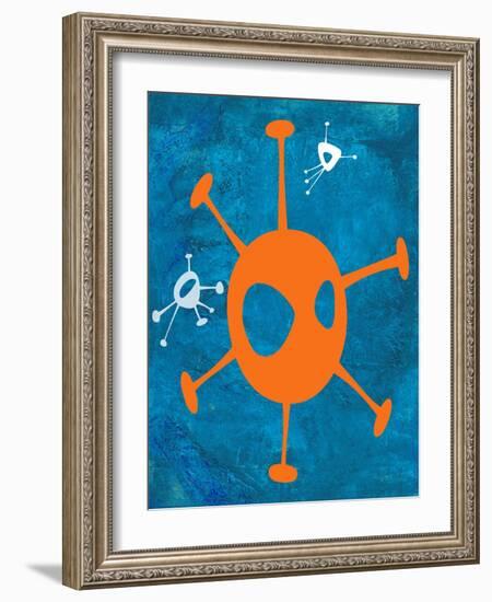 Abstract Splash Theme 17-NaxArt-Framed Art Print