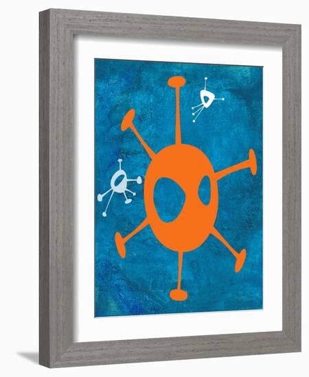 Abstract Splash Theme 17-NaxArt-Framed Art Print