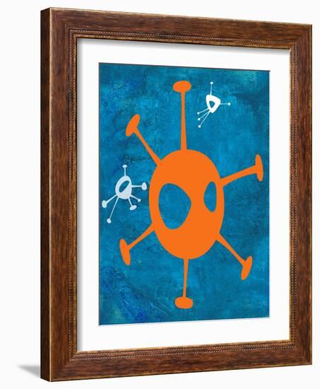 Abstract Splash Theme 17-NaxArt-Framed Art Print