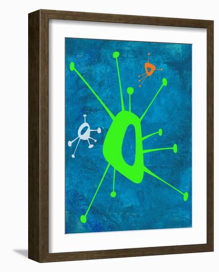 Abstract Splash Theme 18-NaxArt-Framed Art Print