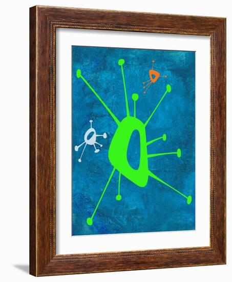 Abstract Splash Theme 18-NaxArt-Framed Art Print