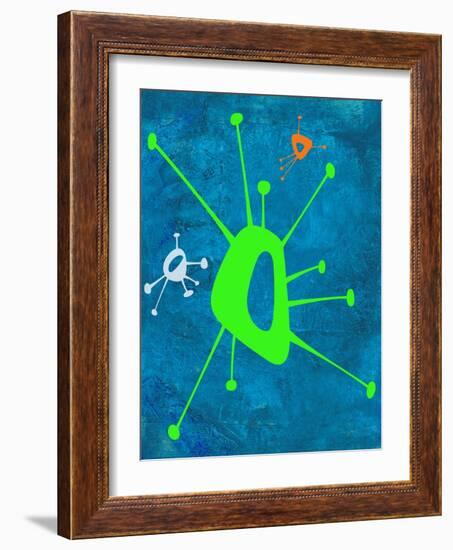 Abstract Splash Theme 18-NaxArt-Framed Art Print