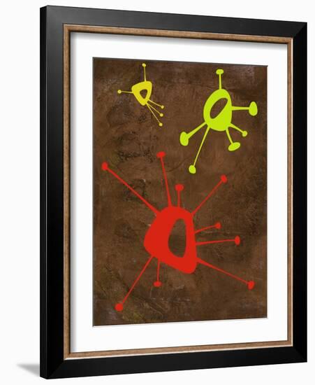 Abstract Splash Theme 20-NaxArt-Framed Art Print