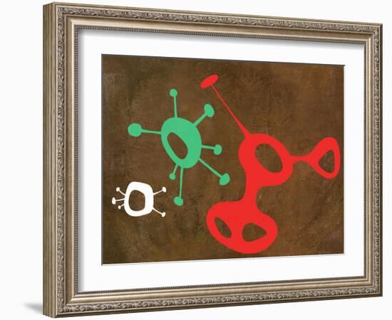 Abstract Splash Theme 3-NaxArt-Framed Art Print