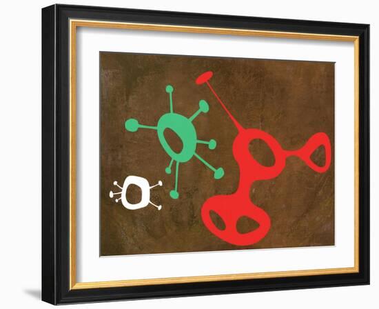 Abstract Splash Theme 3-NaxArt-Framed Art Print