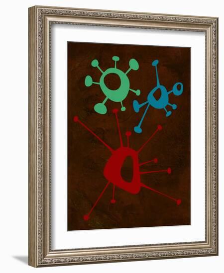 Abstract Splash Theme 6-NaxArt-Framed Art Print