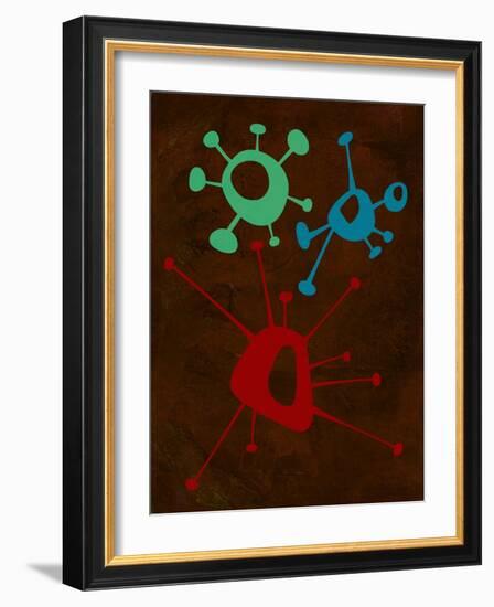 Abstract Splash Theme 6-NaxArt-Framed Art Print