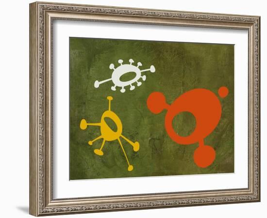 Abstract Splash Theme 7-NaxArt-Framed Art Print