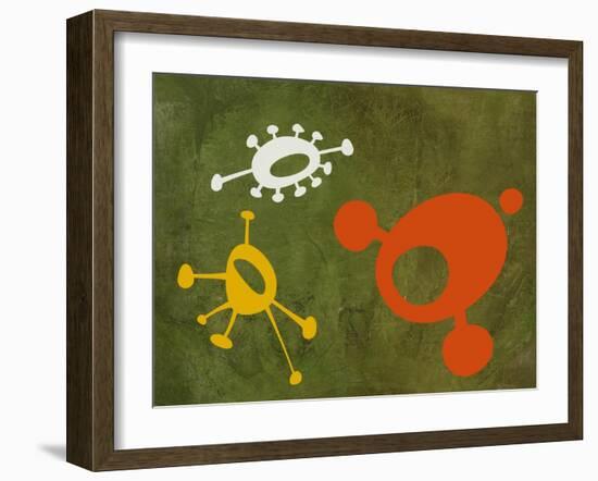 Abstract Splash Theme 7-NaxArt-Framed Art Print