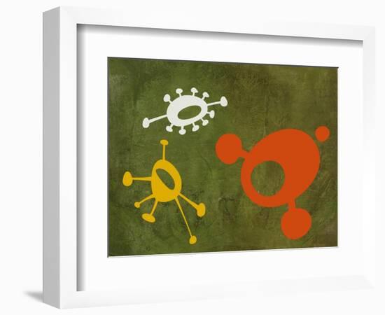 Abstract Splash Theme 7-NaxArt-Framed Art Print