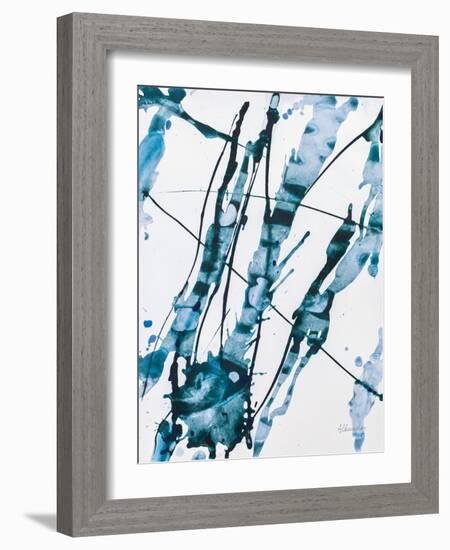 Abstract Splash-Albena Hristova-Framed Art Print