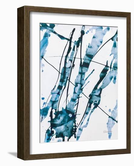 Abstract Splash-Albena Hristova-Framed Art Print