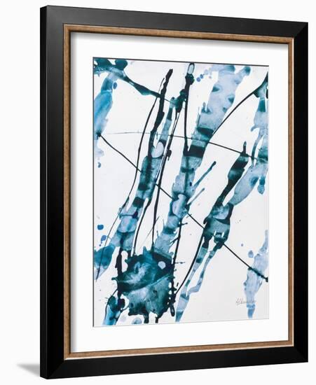 Abstract Splash-Albena Hristova-Framed Art Print