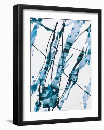 Abstract Splash-Albena Hristova-Framed Art Print