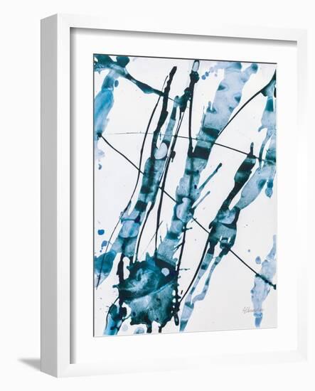 Abstract Splash-Albena Hristova-Framed Art Print