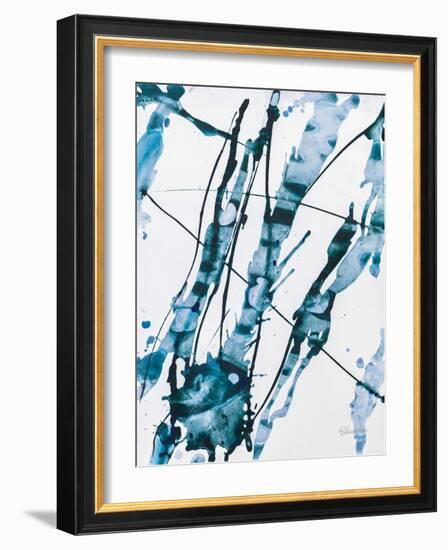 Abstract Splash-Albena Hristova-Framed Art Print