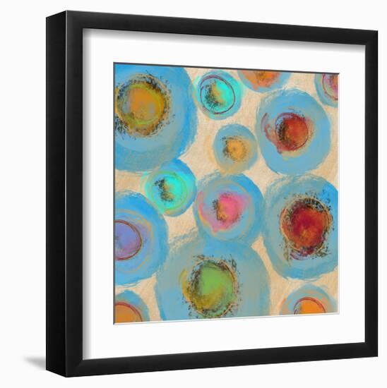 Abstract Spring Flower-Yashna-Framed Art Print