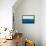 Abstract Stains Blue-David Moore-Framed Stretched Canvas displayed on a wall