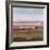 Abstract Stains Brown Horizon-David Moore-Framed Art Print