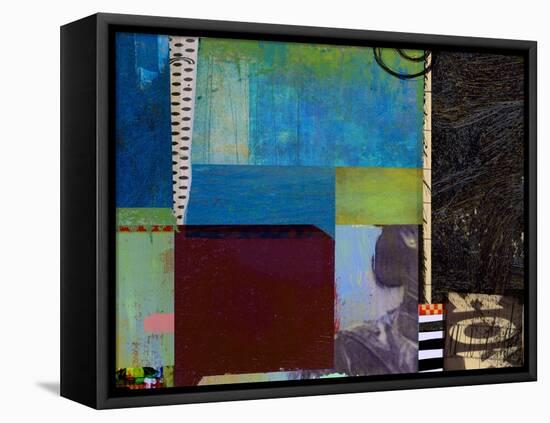 Abstract Stir Fry-Ricki Mountain-Framed Stretched Canvas