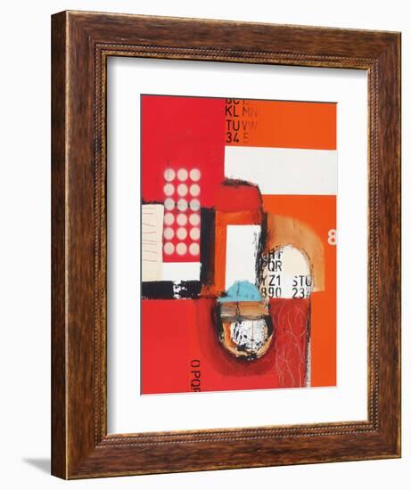 Abstract Story 2-Natasha Barnes-Framed Art Print