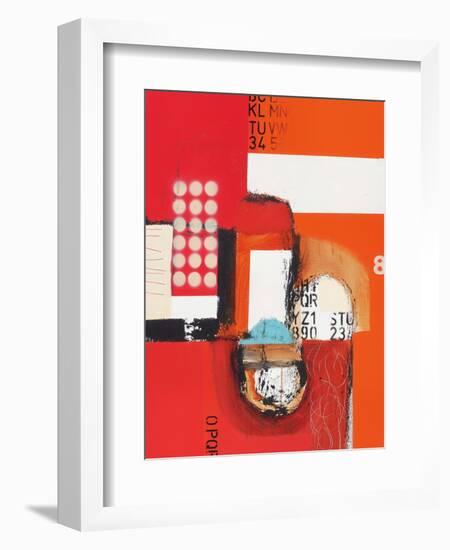Abstract Story 2-Natasha Barnes-Framed Art Print