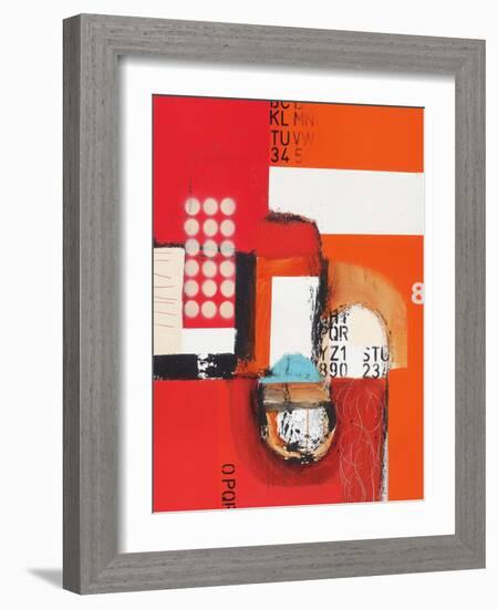 Abstract Story 2-Natasha Barnes-Framed Art Print