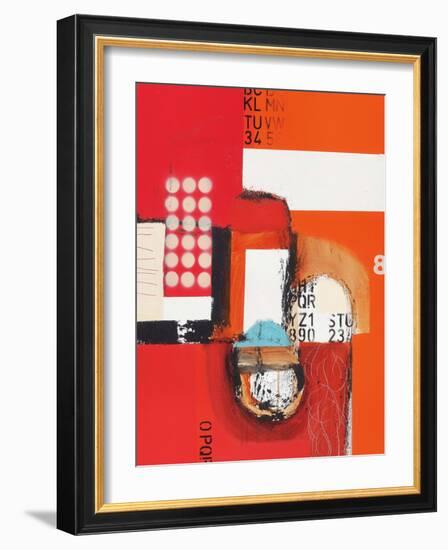 Abstract Story 2-Natasha Barnes-Framed Art Print