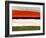 Abstract Stripe Theme Orange and Black-NaxArt-Framed Art Print