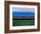 Abstract Stripe Theme Orange and Blue-NaxArt-Framed Art Print