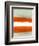 Abstract Stripe Theme White-NaxArt-Framed Art Print