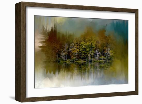 Abstract Summer Lake-Jai Johnson-Framed Giclee Print