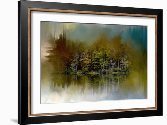 Abstract Summer Lake-Jai Johnson-Framed Giclee Print