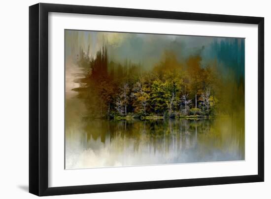 Abstract Summer Lake-Jai Johnson-Framed Giclee Print