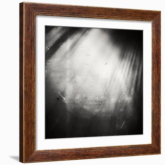 Abstract Sunlight on Film-donatas1205-Framed Art Print