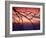 Abstract Sunset-Savanah Plank-Framed Photo