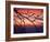 Abstract Sunset-Savanah Plank-Framed Photo