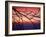 Abstract Sunset-Savanah Plank-Framed Photo